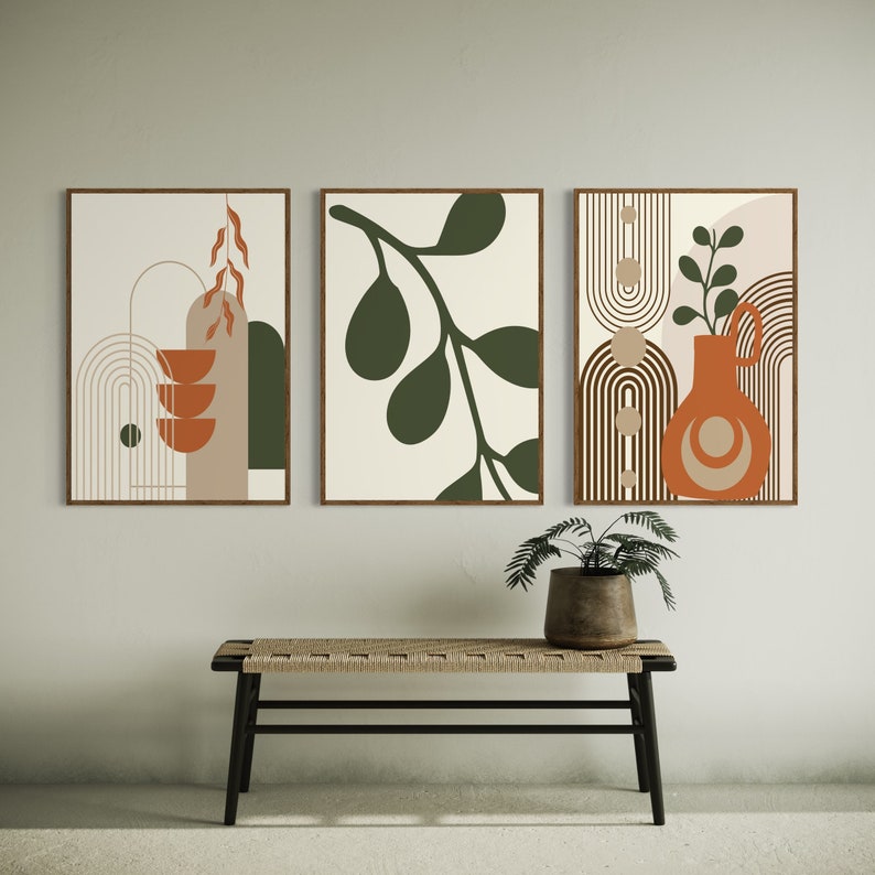 Kit de 3 Tableaux Décoration Murale