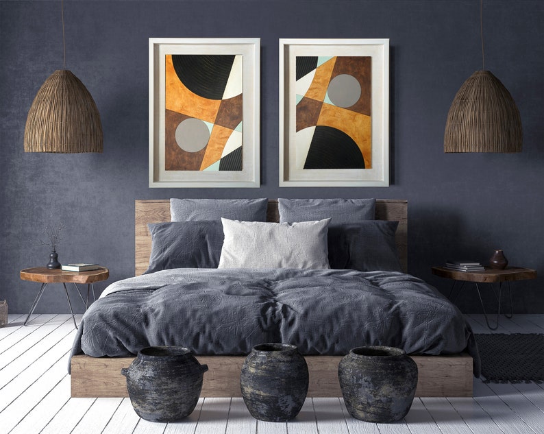 مجموعة من اللوحات الجدارية الخشبية