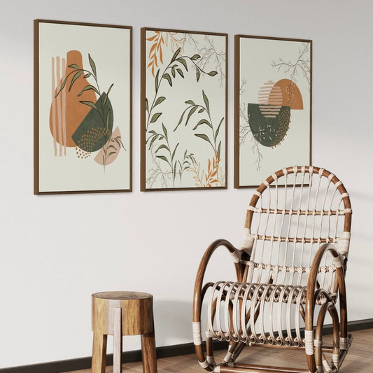 Kit de 3 Tableaux Décoration Murale