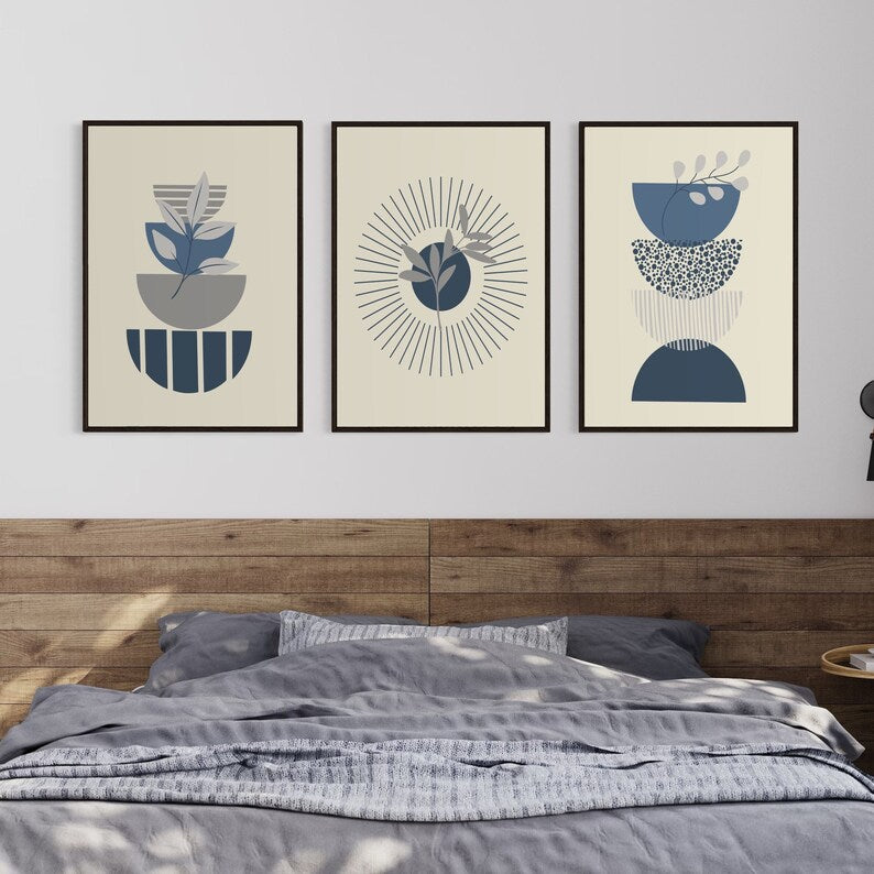 Kit de 3 Tableaux Décoration Murale