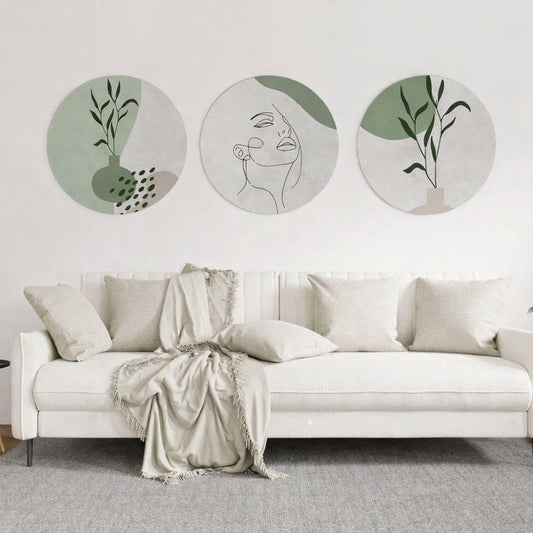 Mur de galerie minimaliste