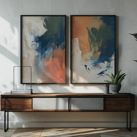 2 Tableaux d'Art Abstrait