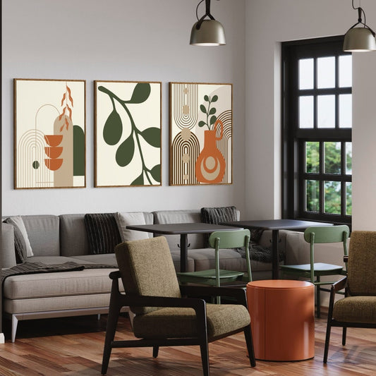 Kit de 3 Tableaux Décoration Murale