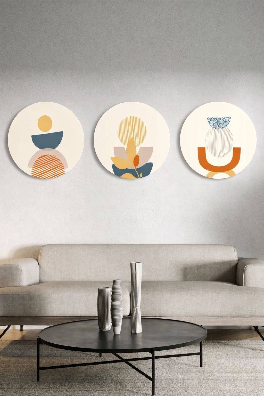 Mur de galerie minimaliste