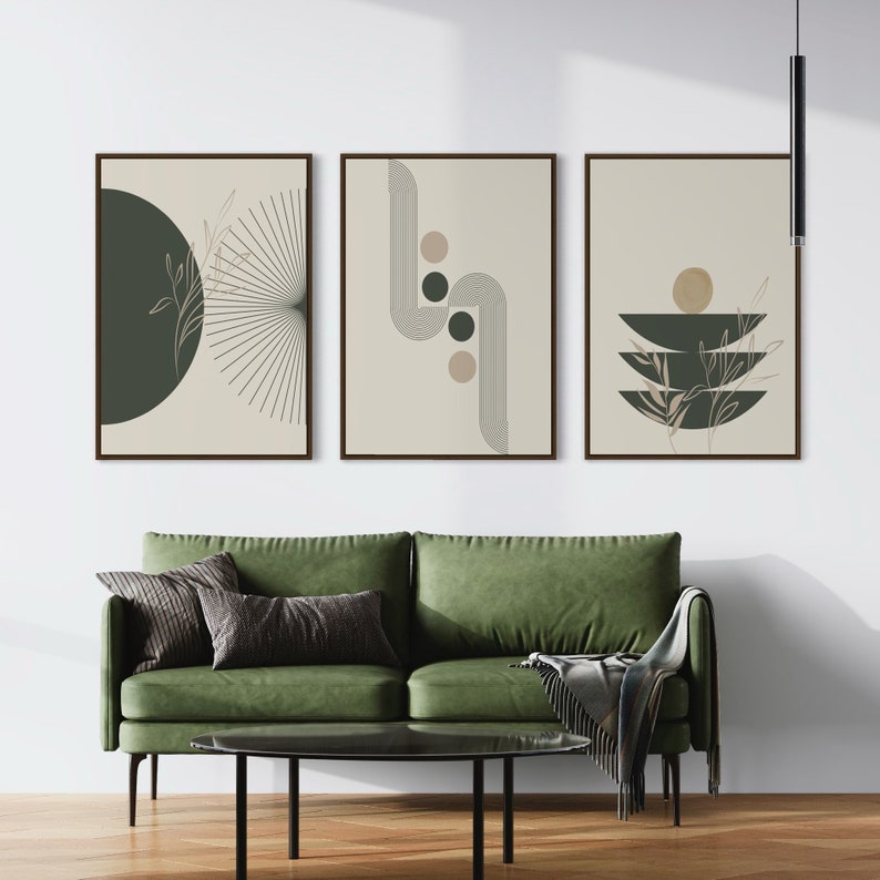 Kit de 3 Tableaux Décoration Murale