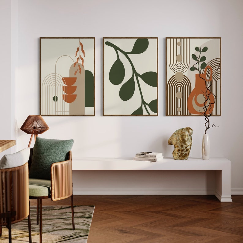 Kit de 3 Tableaux Décoration Murale