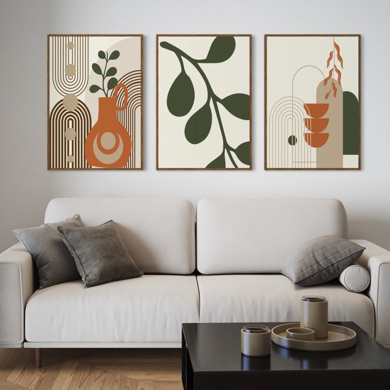 Kit de 3 Tableaux Décoration Murale