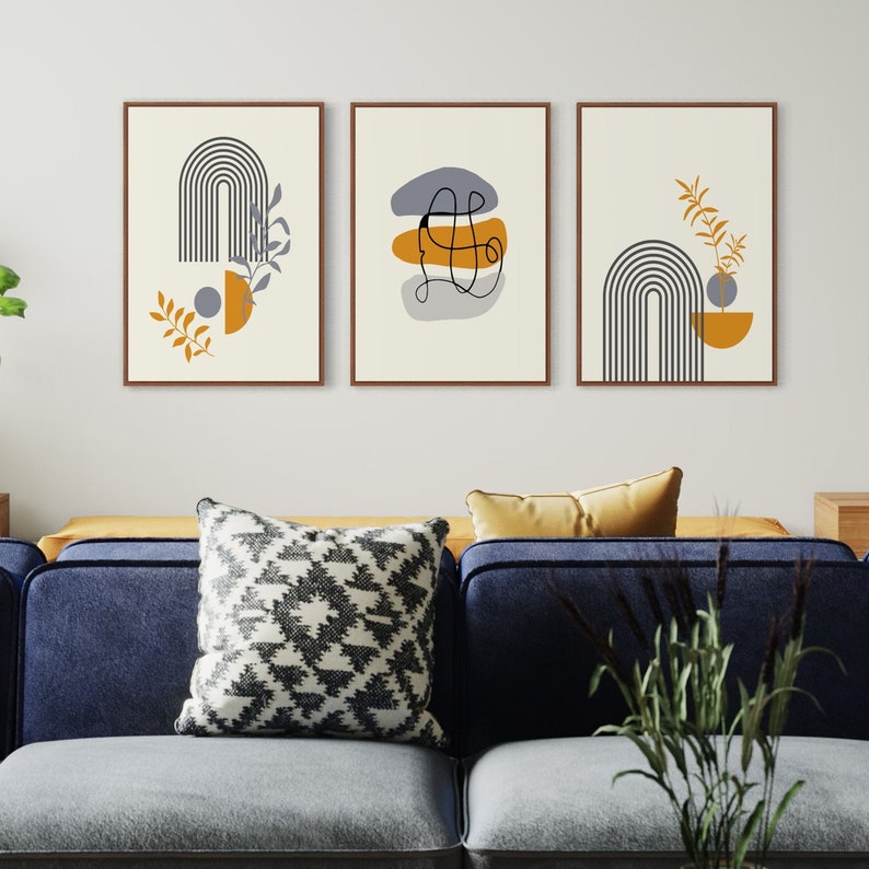 Ensemble de 3 Tableaux Décoration Murale