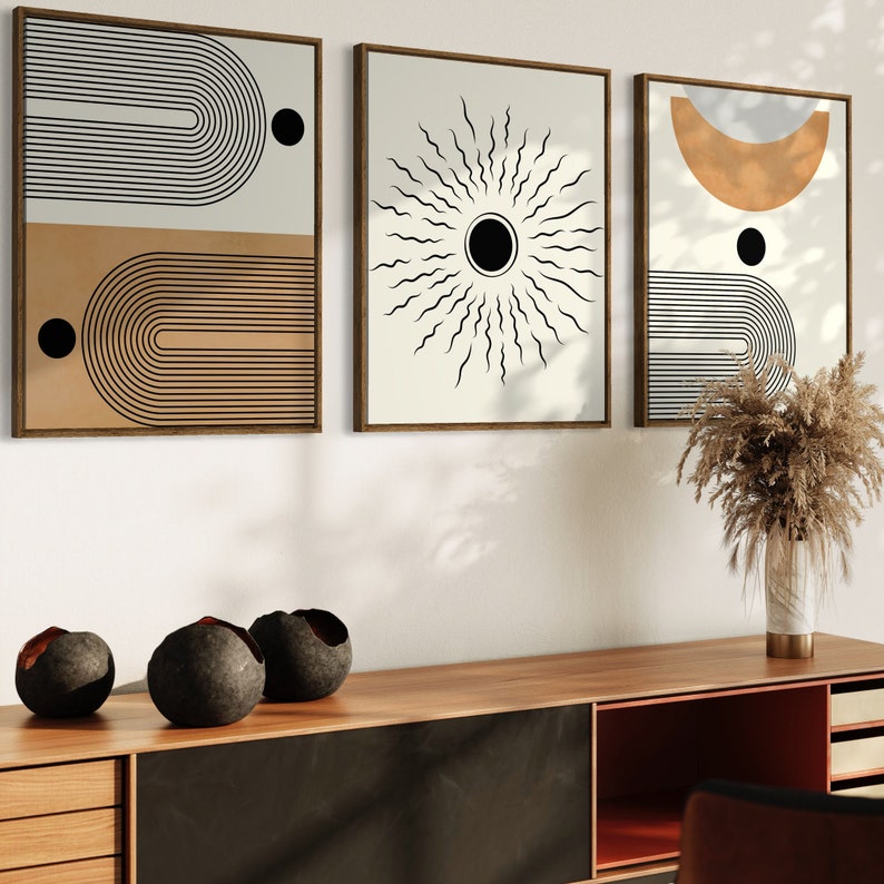 Kit de 3 Tableaux Décoration Murale