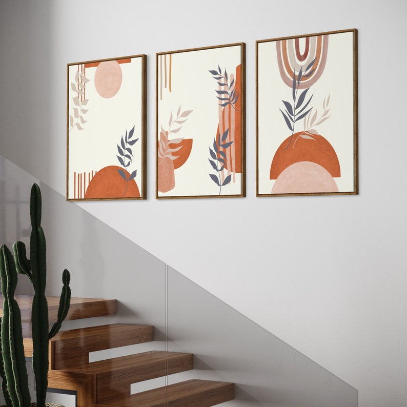 Kit de 3 Tableaux Décoration Murale