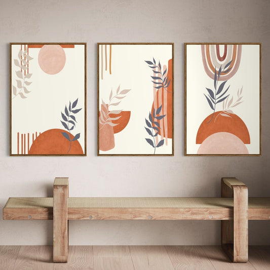 Kit de 3 Tableaux Décoration Murale