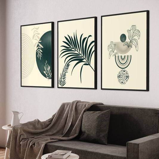 Kit de 3 Tableaux Décoration Murale