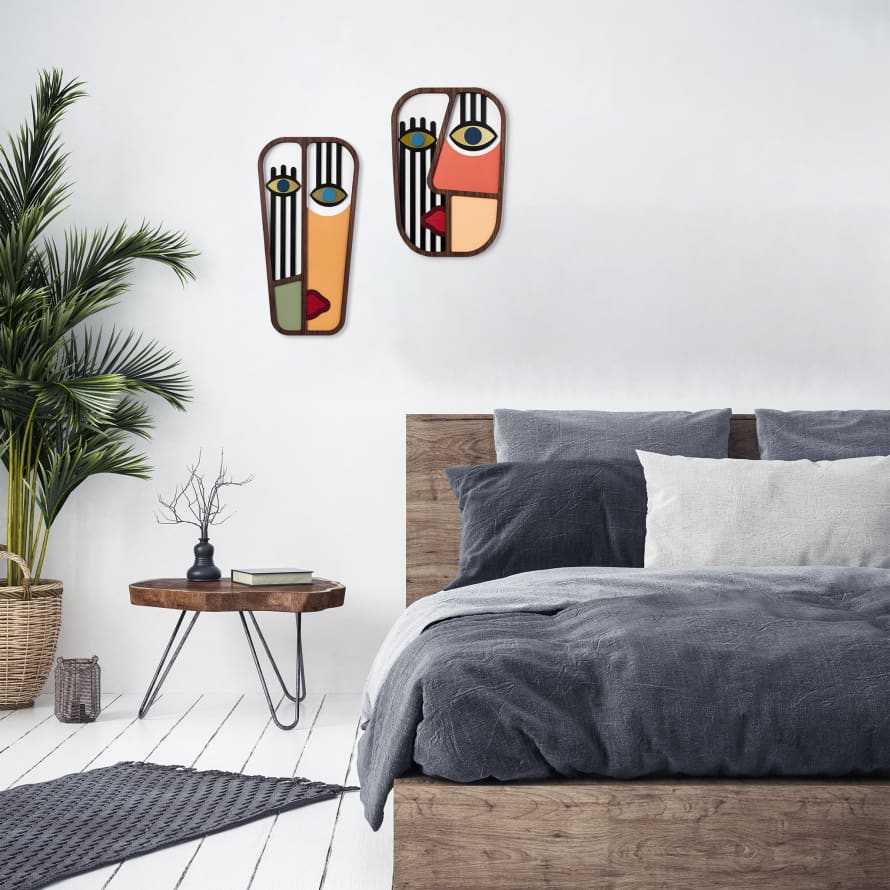 Pack de 2 masques africains